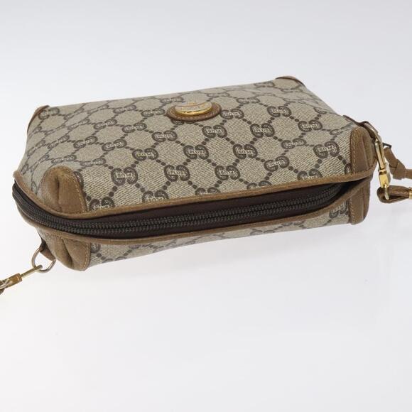 GUCCI GG Plus Supreme Shoulder Bag Pvc Beige Gold - Picture 6 of 16